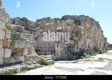 Ruines romains de la ville de Salamis, près de Famagouste, Chypre du Nord Banque D'Images