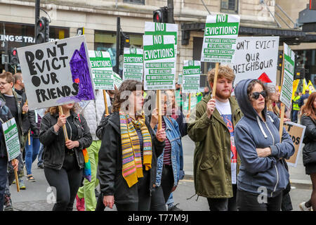 Glasgow, Royaume-Uni. Le 05 mai, 2019. Des représentants et des représentants de nombreux syndicats et partis politiques ont pris part à la traditionnelle journée mai Parade dans le centre-ville de Glasgow. Le défilé a été dirigé par un Pipe Band et le Brass Band avant de terminer à George Square. Credit : Findlay/Alamy Live News Banque D'Images