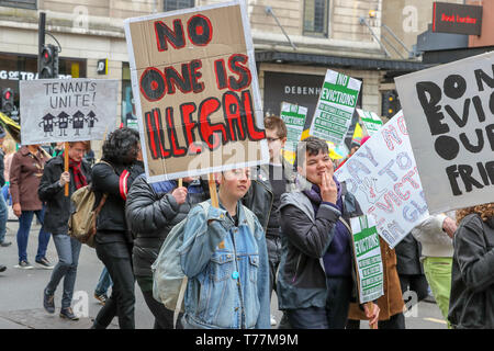 Glasgow, Royaume-Uni. Le 05 mai, 2019. Des représentants et des représentants de nombreux syndicats et partis politiques ont pris part à la traditionnelle journée mai Parade dans le centre-ville de Glasgow. Le défilé a été dirigé par un Pipe Band et le Brass Band avant de terminer à George Square. Credit : Findlay/Alamy Live News Banque D'Images