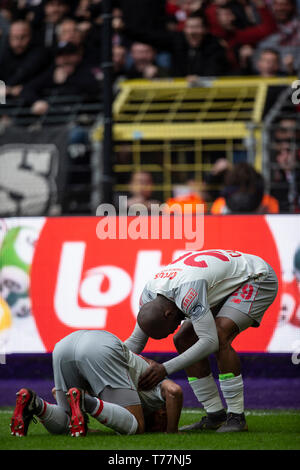 Bruxelles, Belgique. Le 05 mai, 2019. Bruxelles, Belgique - 05 mai : la Jupiler Pro League play-off 1 match (jour 7) entre le RSC Anderlecht et le Standard de Liège le 05 mai 2019 à Bruxelles, Belgique. (Photo de Frank Abbeloos/Isosport) Credit : Pro Shots/Alamy Live News Banque D'Images