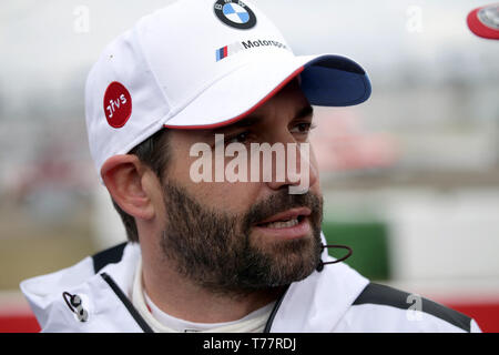 Hockenheim, Allemagne. Le 05 mai, 2019. Sport : Masters allemand de voitures de tourisme, d'Hockenheim - 2ème course : Timo Glock à partir de l'équipe BMW. Credit : Hasan Bratic/dpa/Alamy Live News Banque D'Images