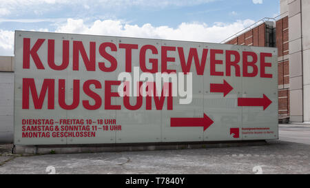 BERLIN, ALLEMAGNE - le 4 mai 2019 : Kunstgewerbemuseum, Musée des Arts décoratifs au Kulturforum de Berlin Banque D'Images