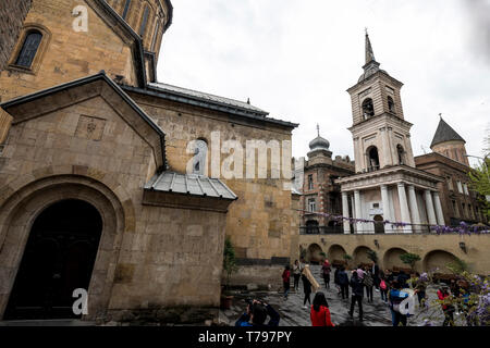 La Cathédrale Sioni, Tbilissi, Géorgie. Banque D'Images