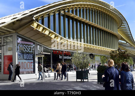 Des Halles mail à Paris - France Banque D'Images