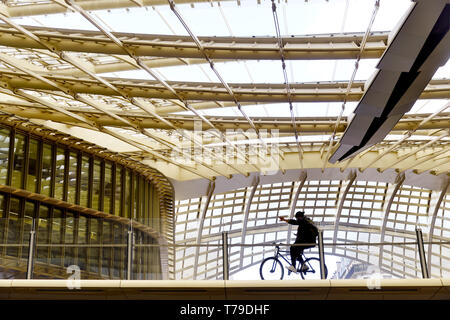 Des Halles mail à Paris - France Banque D'Images