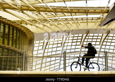 Des Halles mail à Paris - France Banque D'Images