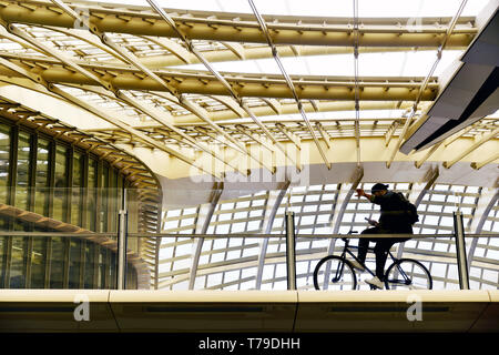 Des Halles mail à Paris - France Banque D'Images