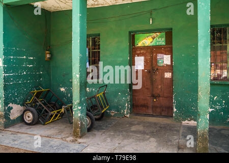 Green House dans la ville historique d'Axoum - Ethiopie Banque D'Images