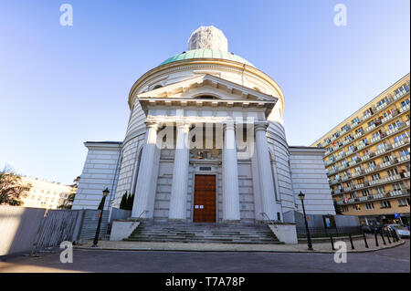 L'église Holy Trinity, Varsovie, Pologne Banque D'Images