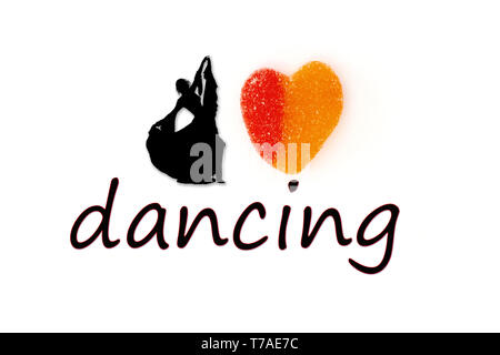 J’aime danser Banque D'Images