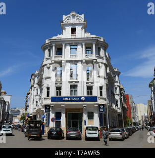 Bâtiment de la BMCE à Casablanca au Maroc. Banque D'Images