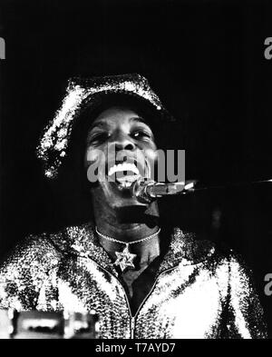 Sly Stone, Los Angeles, États-Unis - 1974, Banque D'Images