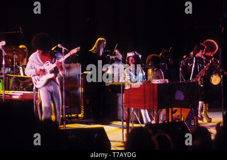 Sly Stone, Los Angeles, États-Unis - 1974. Banque D'Images