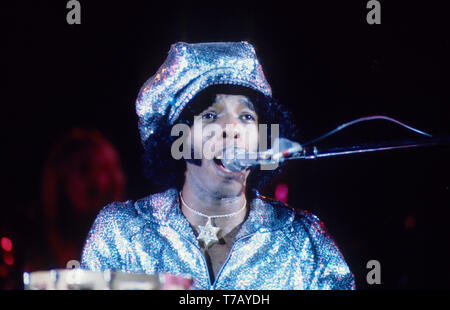 Sly Stone, Los Angeles, États-Unis - 1974. Banque D'Images