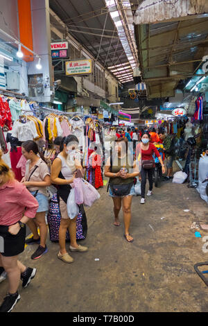 Le marché de Pratunam, Ratchathewi, Bangkok, Thaïlande Banque D'Images