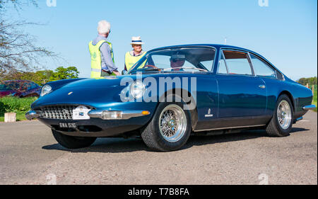 Classic vintage 1969 Ferrari 364 GT, immobiliers, North Berwick Archerfield Rotary Club voiture classique d' 2019, East Lothian, Scotland, UK Banque D'Images