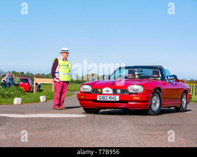 Vintage 1990 Jaguar XJS voiture sport décapotable Archerfield, Estate, North Berwick Rotary Club voiture classique d' 2019, East Lothian, Scotland, UK Banque D'Images