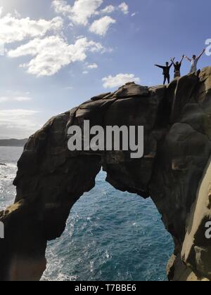 Nouveau Taiepi City, Taiwan - 3 mai, 2019 : l'éléphant Rock à la côte de Taïwan, Shenao, New Taipei, Taïwan Banque D'Images