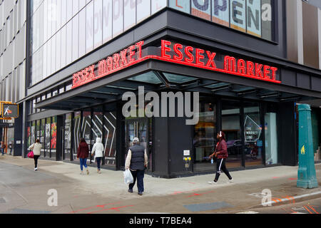 Marché d'Essex, mai 2019. Lower East Side, New York City Banque D'Images