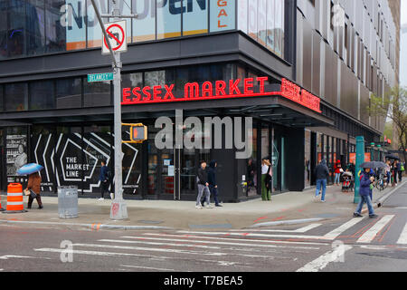 Marché d'Essex, mai 2019. Lower East Side, New York City Banque D'Images