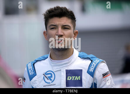 Hockenheim, Allemagne. Le 05 mai, 2019. Sport : Masters allemand de voitures de tourisme, d'Hockenheim - 2ème course : Jake Dennis Crédit : Hasan Bratic/dpa/Alamy Live News Banque D'Images