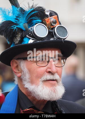 Rochester, Kent, UK. 6 mai, 2019. Rochester Sweeps Festival 2019 : une sélection de photos de la dernière journée de l'année 2019 sweeps festival tenu à Rochester, Kent le lundi férié, qui célèbre la traditionnelle fête des ramoneurs. Credit : James Bell/Alamy Live News Banque D'Images