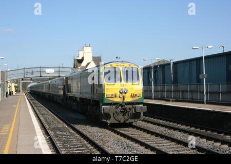 Kildare ,en Irlande, en avril 2010, un service de train Iarnrod Eireann Banque D'Images