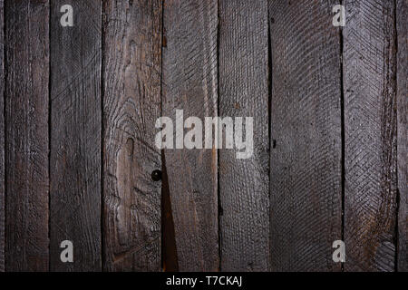 Planches en bois rustique foncé background Banque D'Images