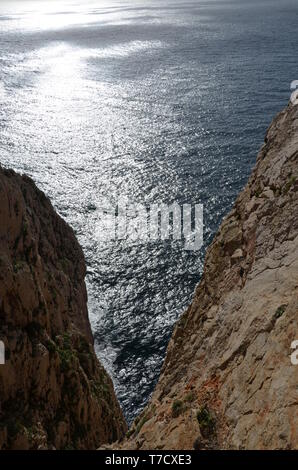 Près de Capo Caccia Alghero, Sardaigne, Italie Banque D'Images