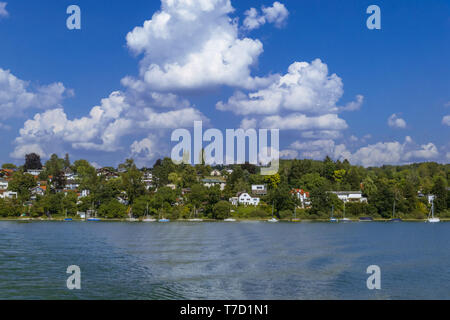 À Breitbrunn Ammersee, Bavière, Allemagne Banque D'Images