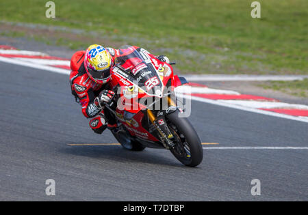 Oulton Park, Little Budworth, UK. 6 mai, 2019. Bennetts British Superbike Championship, ronde 2, jour 3 ; Josh Brookes (AUS) Être plus sage d'Action Crédit : Ducati Plus Sport/Alamy Live News Banque D'Images