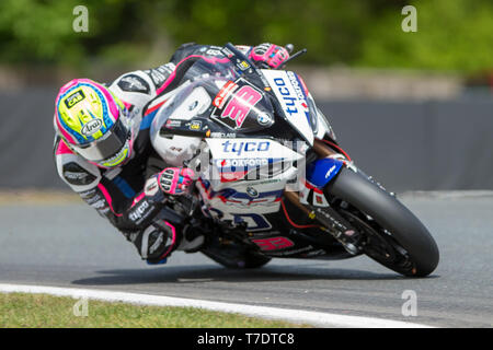 Oulton Park, Little Budworth, UK. 6 mai, 2019. Bennetts British Superbike Championship, ronde 2, jour 3 ; Keith Farmer (GBR) Tyco BMW : Action Crédit Plus Sport/Alamy Live News Banque D'Images