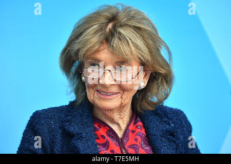 Munich, Allemagne. 07Th Mai, 2019. Charlotte Knobloch (Président de la communauté juive Muenchen et Haute-bavière). Image unique, couper seul motif, portrait, portrait, portrait. Sujet : des mesures pour la prévention et le contrôle des Antisewithism- Conférence de presse du gouvernement de l'État de Bavière à la Chancellerie d'État à Munich le 07.05.2019. Utilisation dans le monde entier | Credit : dpa/Alamy Live News Banque D'Images
