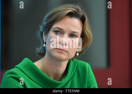 Munich, Allemagne. 07Th Mai, 2019. Katharina von Schnurbein (Commissaire pour Antisewithism de la Commission européenne), l'image unique, seul motif, portrait, portrait, portraits. Sujet : des mesures pour la prévention et le contrôle des Antisewithism- Conférence de presse du gouvernement de l'État de Bavière à la Chancellerie d'État à Munich le 07.05.2019. Utilisation dans le monde entier | Credit : dpa/Alamy Live News Banque D'Images