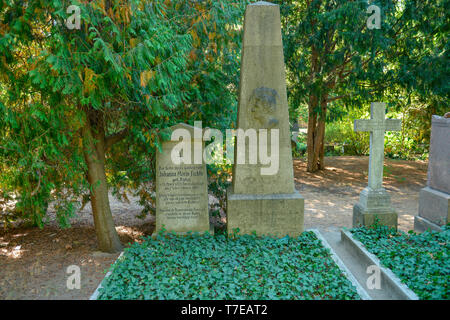 Grab, Johann Gottlieb Fichte, Dorotheenstaedtischer Friedhof, Chausseestrasse, Mitte, Berlin, Deutschland, Dorotheenstädtischer Friedhof Banque D'Images