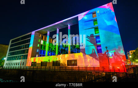 Fête des Lumières, Auswaertiges Amt, Werderscher Markt, Mitte, Berlin, Deutschland Banque D'Images