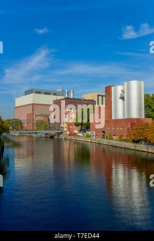 Kraftwerk, Am Spreebord, Charlottenburg, Berlin, Deutschland Banque D'Images