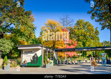 Eingang Zoo, Hardenbergplatz, Charlottenburg, Berlin, Deutschland Banque D'Images