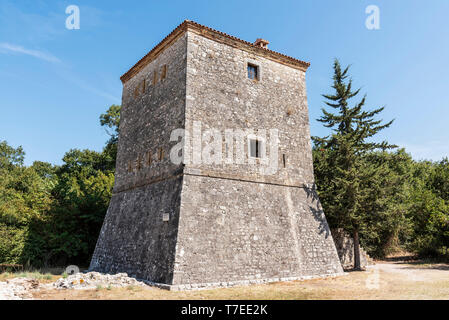 Tour de Venise, ville ancienne, antiquité, d'excavation, Butrint, Saranda, Albanie Banque D'Images