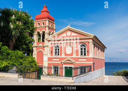 Mandrakina Panagia, grec-orthodoxe, église, Kerkyra, Corfou, Corfou, îles Ioniennes, Grèce Banque D'Images