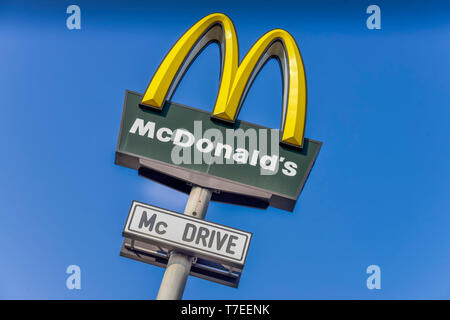 McDonald's, Mc Drive, Schöneberg, Berlin, Deutschland Banque D'Images