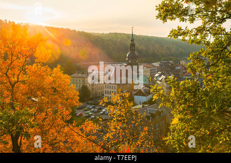 Bad Schandau, Nationalpark Saechsische Schweiz, Sachsen, Allemagne Banque D'Images