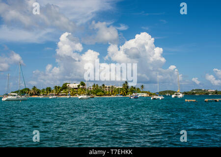 Protestant Cay, Christiansted, Sainte Croix, îles Vierges américaines. Banque D'Images