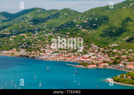 Charlotte Amalie, St Thomas, îles Vierges britanniques. Banque D'Images