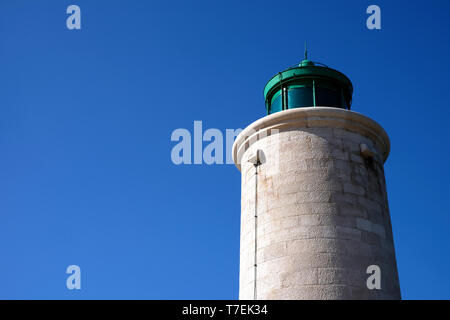 Un phare à la Ciotat, France Banque D'Images