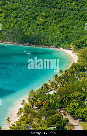 Magens Bay Beach, St Thomas, îles Vierges britanniques. Banque D'Images