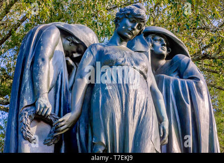 Une Confederate memorial à "La Cause Perdue du Sud" est photographié à Shiloh National Military Park, 21 septembre 2016, à Silo, Tennessee. Banque D'Images