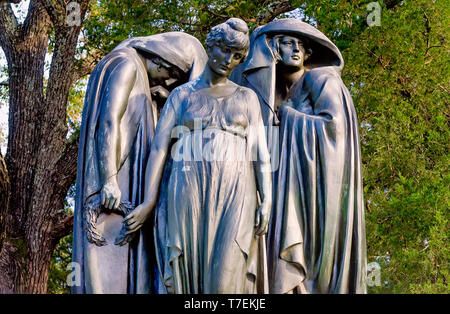 Une Confederate memorial à "La Cause Perdue du Sud" est photographié à Shiloh National Military Park, 21 septembre 2016, à Silo, Tennessee. Banque D'Images