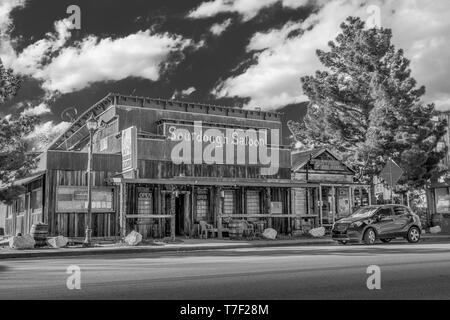 Old Sourdough Saloon dans Beatty - BEATTY, USA - Le 29 mars 2019 Banque D'Images