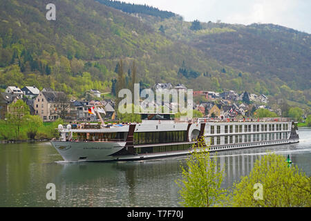 Excellent Princess bateau de croisière sur la rivière Moselle en Allemagne Banque D'Images